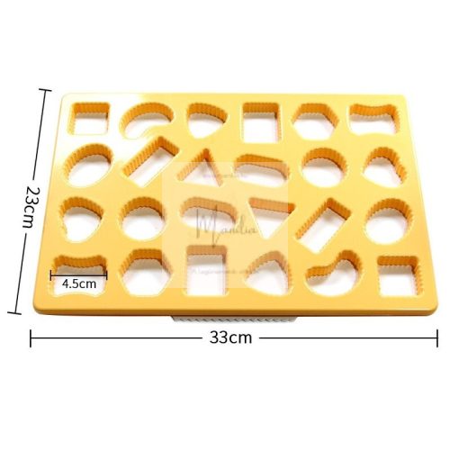 Alapformák sütikiszúró rács