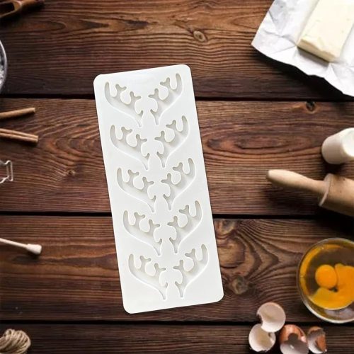 Szilikon fondant és marcipán mintázó Szarvas agancs 9,5x23cm