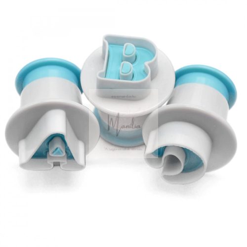 Sütemény kiszúró betűk