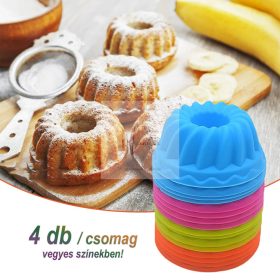 Szilikon sütőforma mini kuglóf