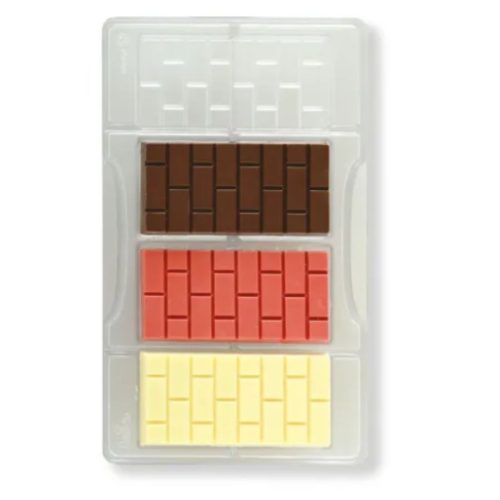 Tégla alakú polikarbonát csokoládé forma