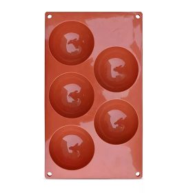 Félgömb alakú szilikon forma, mousse forma-5 adag