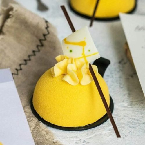 Félgömb alakú szilikon forma, mousse forma-5 adag