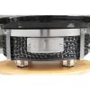 Hibachi Grillező 15"/34 cm kerek fekete