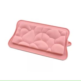 Kavicsos szilikon táblás csokoládé forma