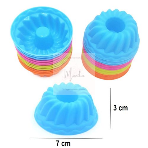 Mini kuglóf szilikon szett 12 db