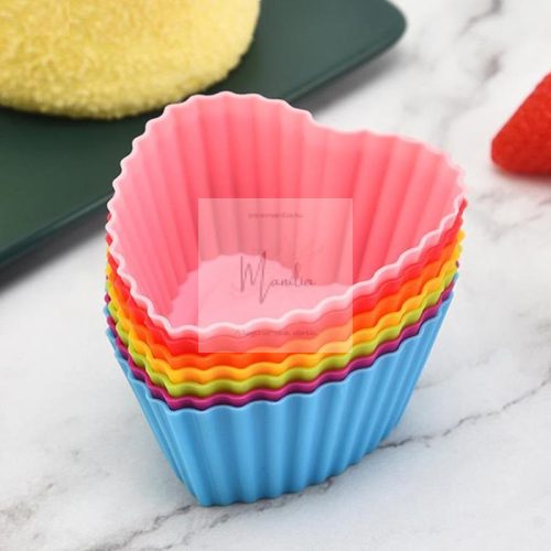 Szilikon sütőforma mini szív