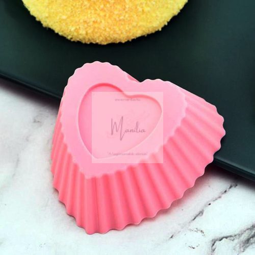 Szilikon sütőforma mini szív