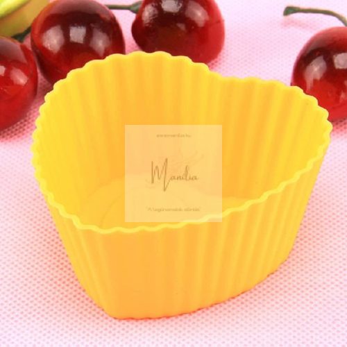 Szilikon sütőforma mini szív