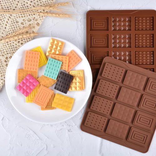 Spirál formájú szilikon mini táblás csokoládé forma