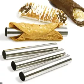 Fém Cannoli Cső 3 db akár Air Fryerbe is