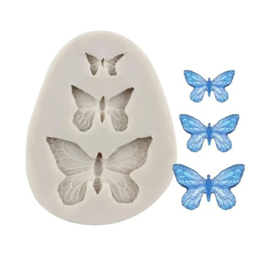 Pillangó szilikon fondant és marcipán mintázó  5,5×7,3 cm