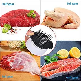   Fűszer és pác adagoló, rozsdamentes acélpengékkel húspuhító injektor