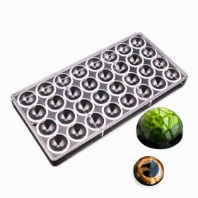 Gömb polikarbonát bonbon forma 32 db