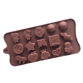 Figurák szilikon bonbon és csokoládé forma