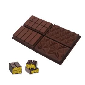 4 részes Dubai csokoládé szilikon forma