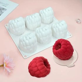 Szilikon óriás málna forma 6 részes