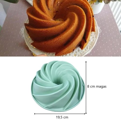 Szilikon nagy kuglóf sütőforma