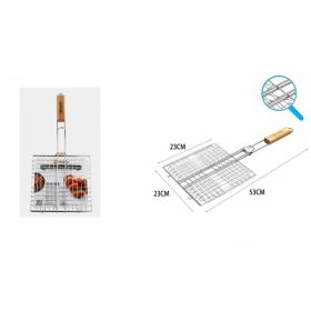 Kerti grillrács 23×53 cm