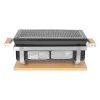 Hibachi Grillező 39*22 cm szögletes fekete 