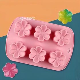 Virág szirom szilikon forma 6 db-os
