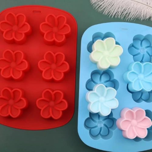Virág szirom szilikon forma 6 db-os