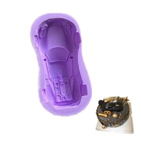   Versenyautó szilikon fondant és marcipán mintázó  6,5x13cm