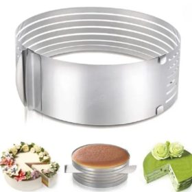 Állítható torta és piskóta szeletelő 15-20 cm