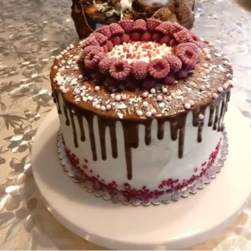 Szilikon málna koszorú