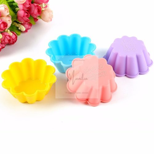 Szilikon sütőforma virág