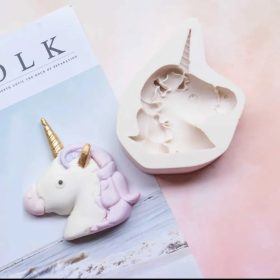 Unikornis szilikon fondant és marcipán mintázó 9×12,3cm