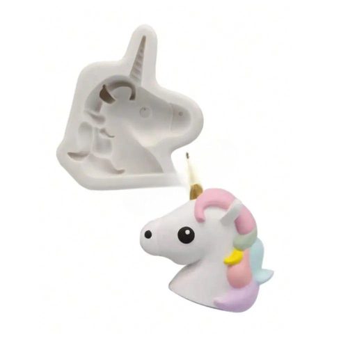 Unikornis szilikon fondant és marcipán mintázó 9×12,3cm
