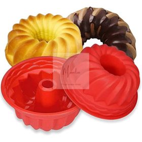 Szilikon kuglóf sütőforma rózsaszín