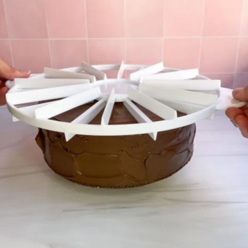 Műanyag tortaosztó 10/12 szelet