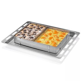 Négyzet alakú torta keret 10 cm magas