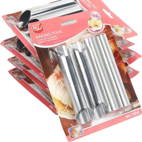 4 darabos cannoli és habroló forma