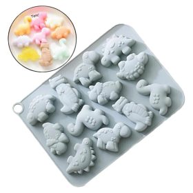 Szilikon bonbon és csokoládé forma dinós