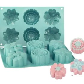 Szilikon virág forma nagy (6 db)