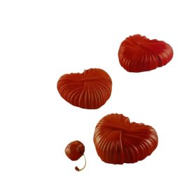 6db-os Szilikon mousse forma – kötött szív 