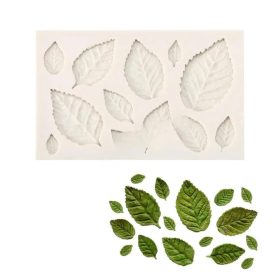 Levelek szilikon fondant és marcipán mintázó 6,5x10cm