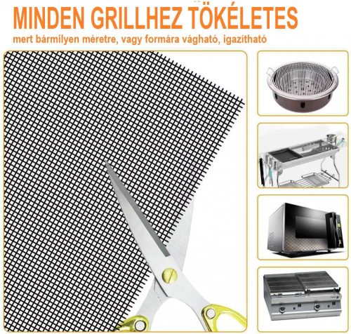 Tapadásmentes grillháló 