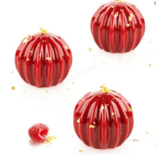 Szilikon mousse forma tök alakú