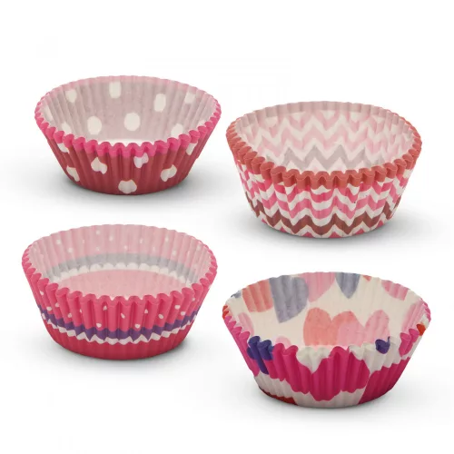 Muffin papír szív 100 db
